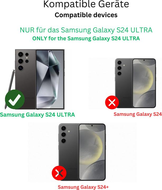 Actual product image Dipos Screen Protector Anti-Glare (4 Piece, Samsung Galaxy S24 Ultra)