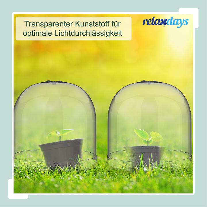 Produktbild Relaxdays Anzuchthaube Glocke 10er Set
