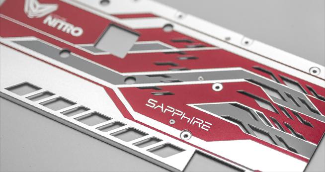 Produktbild Sapphire Nitro Gear Cooler Shroud & Backplate Red