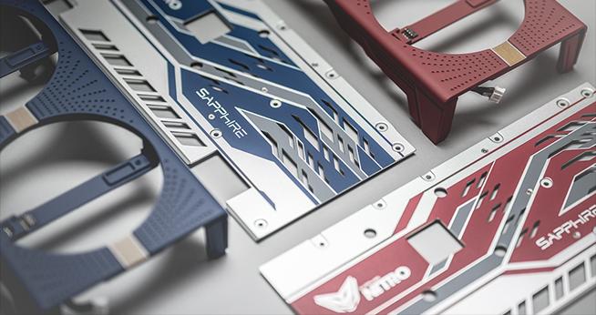 Produktbild Sapphire Nitro Gear Cooler Shroud & Backplate Red