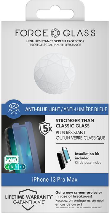 Actual product image Force Anti Blue (1 Piece, Apple iPhone 13 Pro Max)