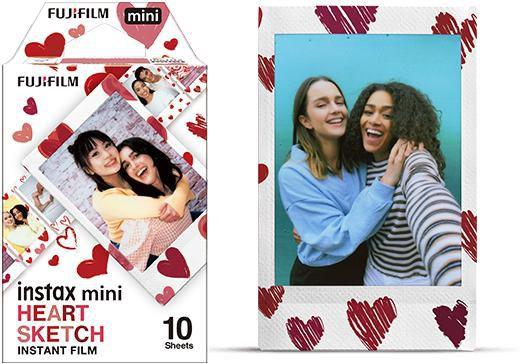Image du produit Fujifilm Instax Mini Heart Sketch (Instax Mini 90, Instax Mini 11, Instax Mini Evo, Instax mini 12)