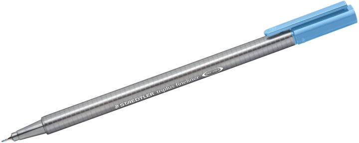 Actual product image Staedtler 334 Fineliner triplus sky blue (Sky blue, 10 x)