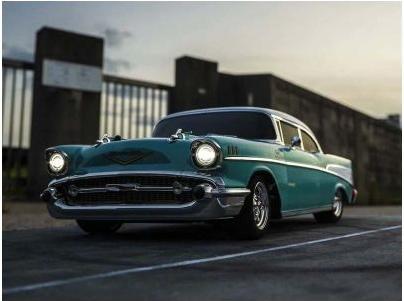 Image du produit Kyosho Voiture de série Fazer MK2 1957 Chevy Bel Air Coupe 1:10, ARTR (Presque prêt à être conduite)