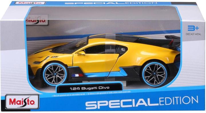 Produktbild Maisto Bugatti Divo 1/24 gelb