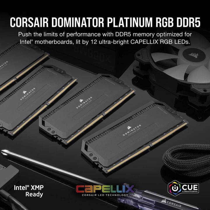 Actual product image Corsair Dominator Platinum RGB (2 x 16GB, 6000 MHz, DDR5 RAM, DIMM)