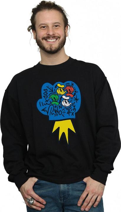 Immagine prodotto Disney Donald Duck Pop Fist Felpa Uomo (4XL)