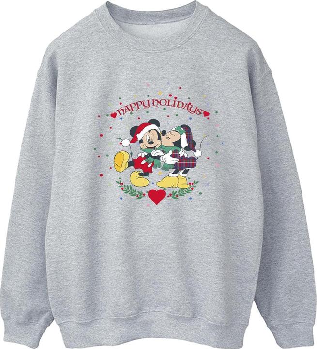 Disney Mickey Mouse Mickey Minnie Christmas Sweatshirt (M)