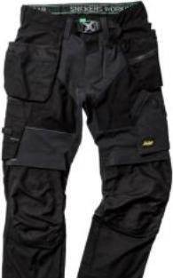 Produktbild Snickers Workwear FlexiWork Trousers+ Black W35/L32 (50)