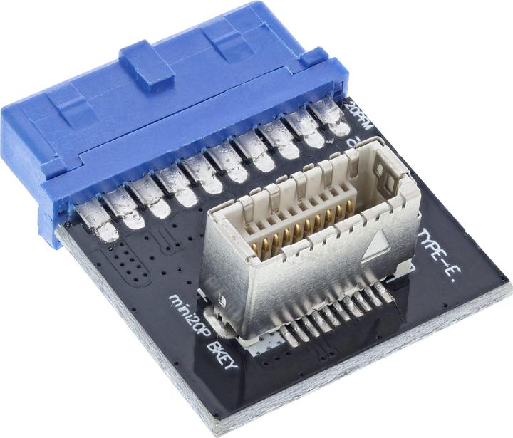 InLine ® Adaptateur interne USB 3.0 vers USB 3.1 en façade Key-B