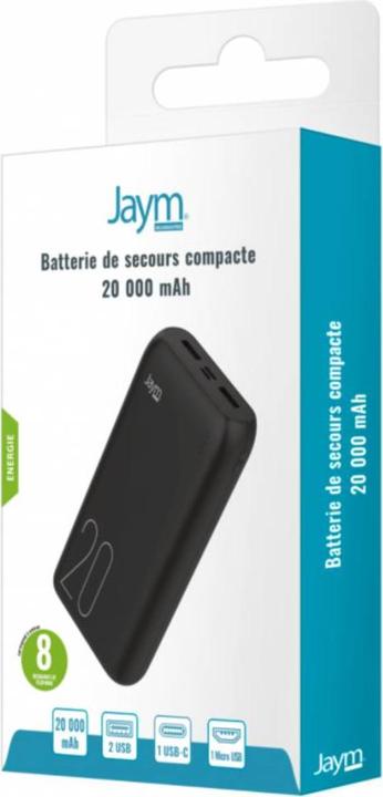Image du produit Jaym JMPW007 Banque d'alimentation (20000 mAh)