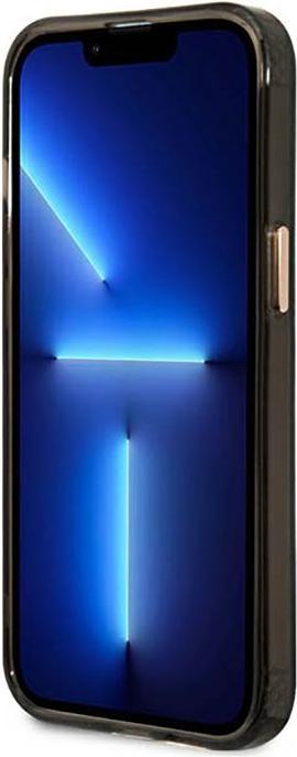 Produktbild Guess GUHMP13XHTCMK iPhone 13 Pro Max 6,7" czarny/black hard case Gold Outline Translucent MagSafe (Apple iPhone 13 Pro Max)