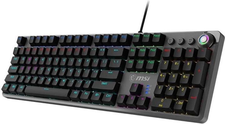 Image du produit MSI Forge GK310 RED DE GAMING Keyboard OS1-8ZA8013-000 détail (DE, Filaire)