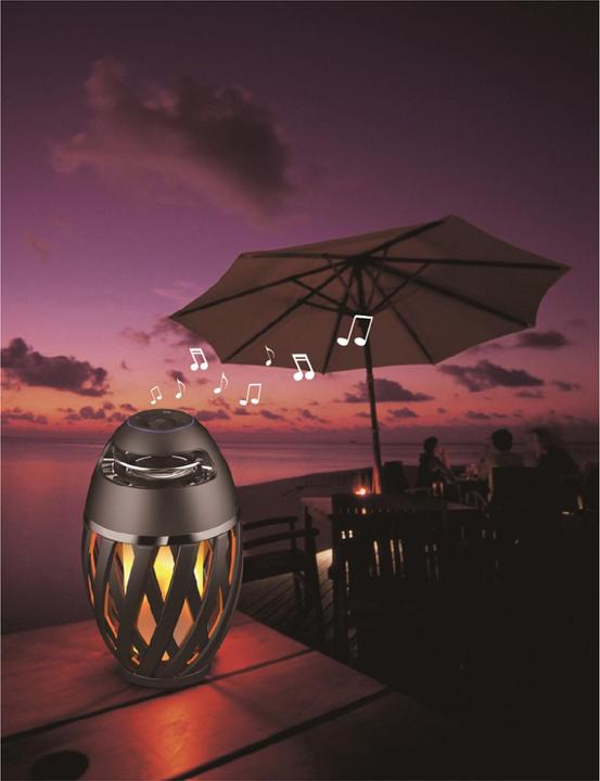 Actual product image Lexibook Flame Design Bluetooth Speaker LED Technology