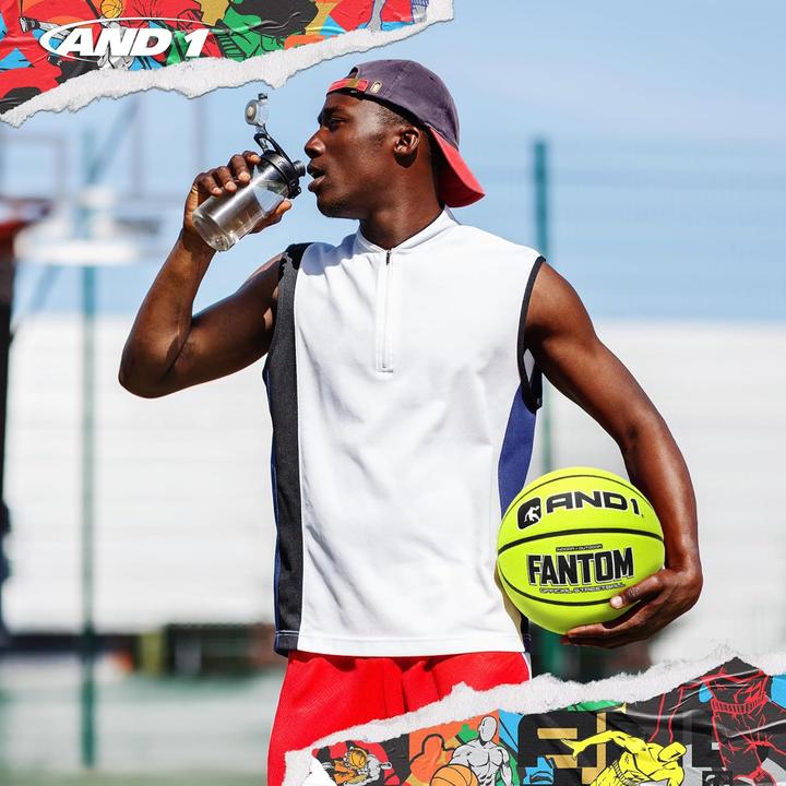 Produktbild And1 Fantom Gummi-Basketball mit Pumpe