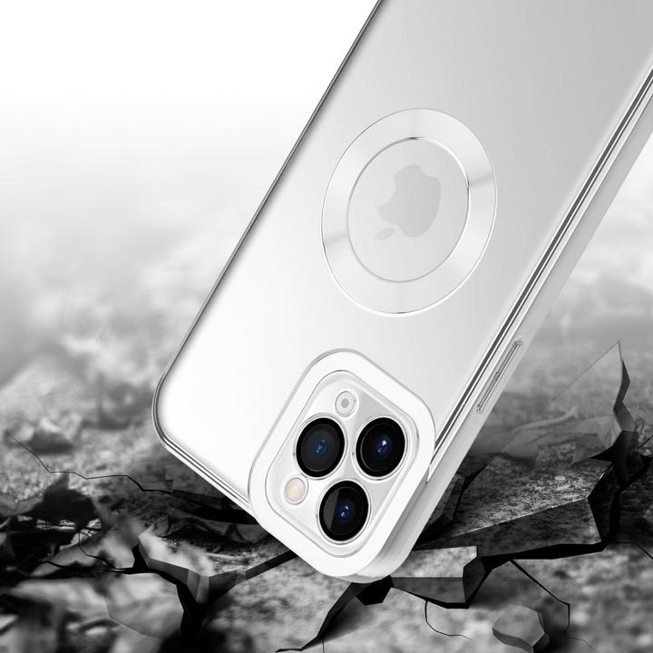 Produktbild Cadorabo TPU Hülle Chrome mit Kameraschutz für Apple iPhone 11 PRO MAX (Apple iPhone 11 Pro Max)