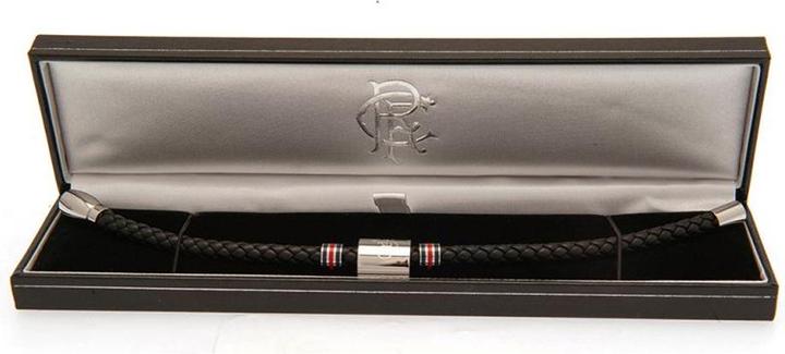 Produktbild Rangers FC Ring Armband Leder Edelstahl (100% synthetisches Material)