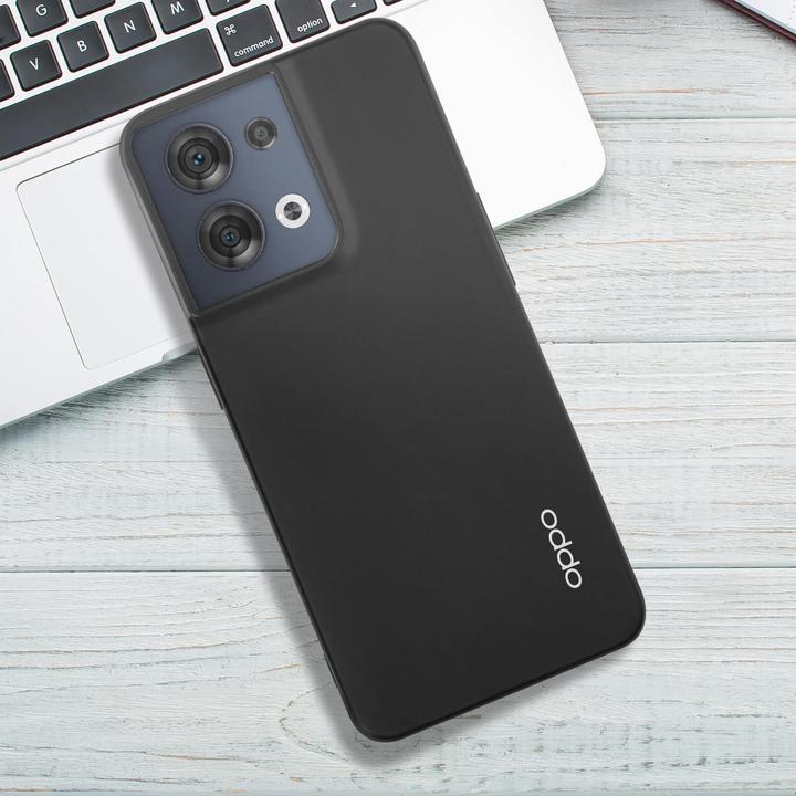 Image du produit OPPO Couverture rigide Silicon Black (Oppo Reno 8)