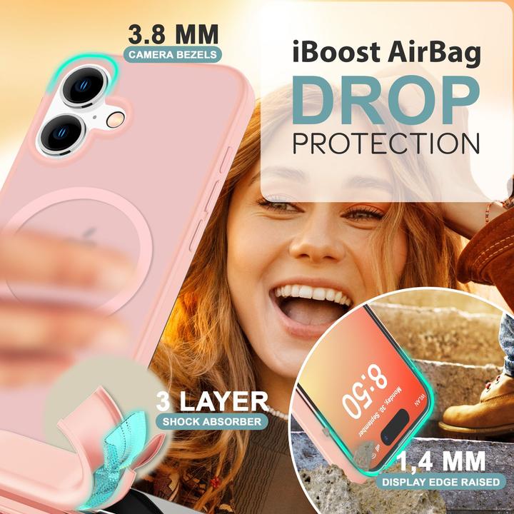 Image du produit Nalia Étui hybride mat avec fonction MagSafe (Apple iPhone 16)