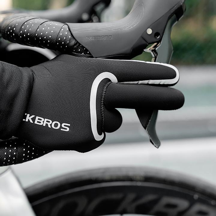 Produktbild Rockbros full waterproof cycling gloves, size: XXL - black (XXL)