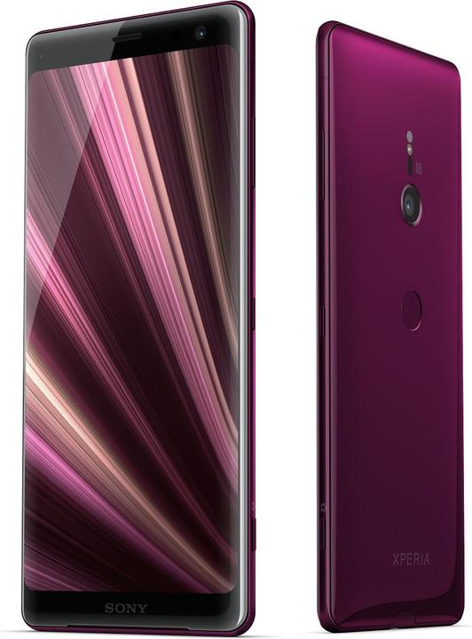 Sony Xperia XZ3 (64 Go, Bordeaux Red, 6", Double SIM hybride, 19 Mpx, 4G)