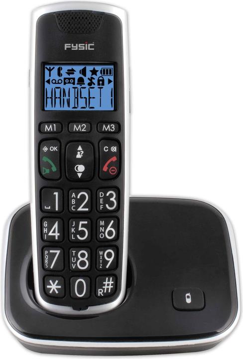 Image du produit Fysic FX-6000 Big Button Dect Telephone - Zwart