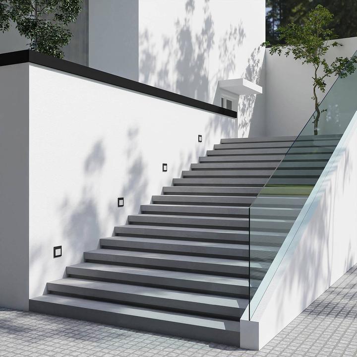 Produktbild Arcchio Yariki LED-Wandeinbaulampe, schwarz (214 lm)