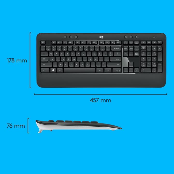 Actual product image Logitech MK540 Advanced (NL, Wireless)