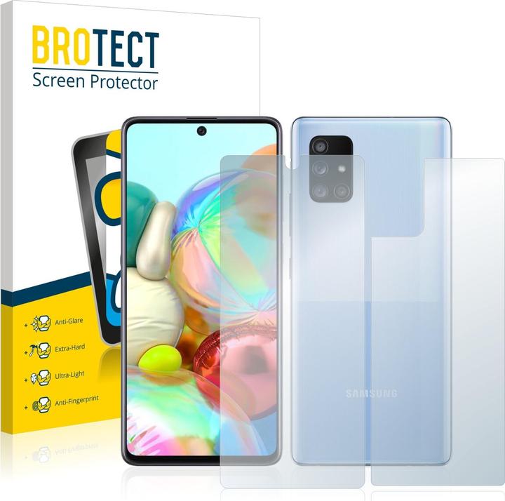 Actual product image BROTECT AirGlass Glass Matte (1 Piece, Samsung Galaxy A71 5G)