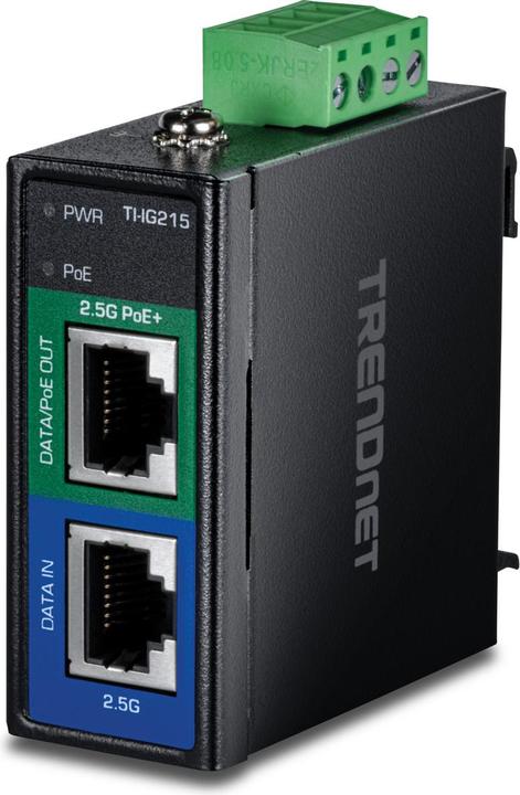 Trendnet INIETTORE POE+ INDUSTRIALE DA 2,5 G (802,3at (PoE+), 30 W)