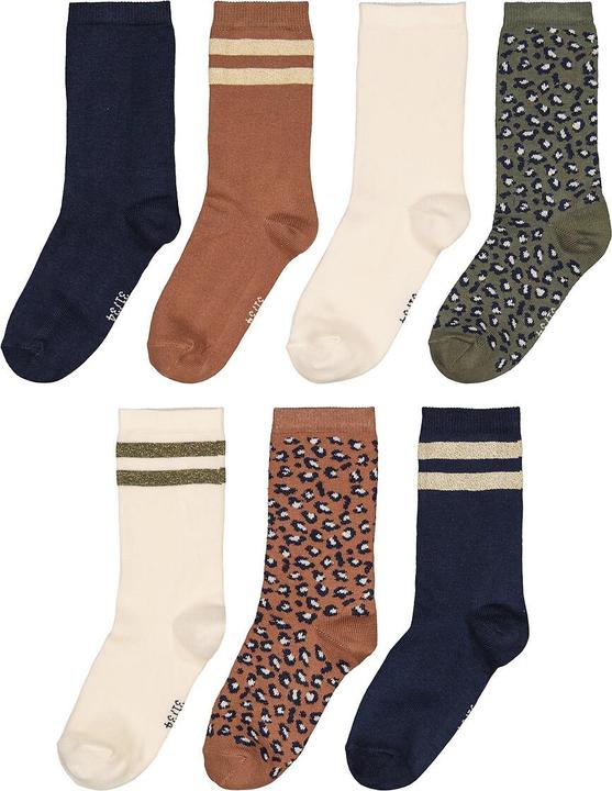 La Redoute Collections 7er-Pack Socken mit Streifen & Leopardenmuster