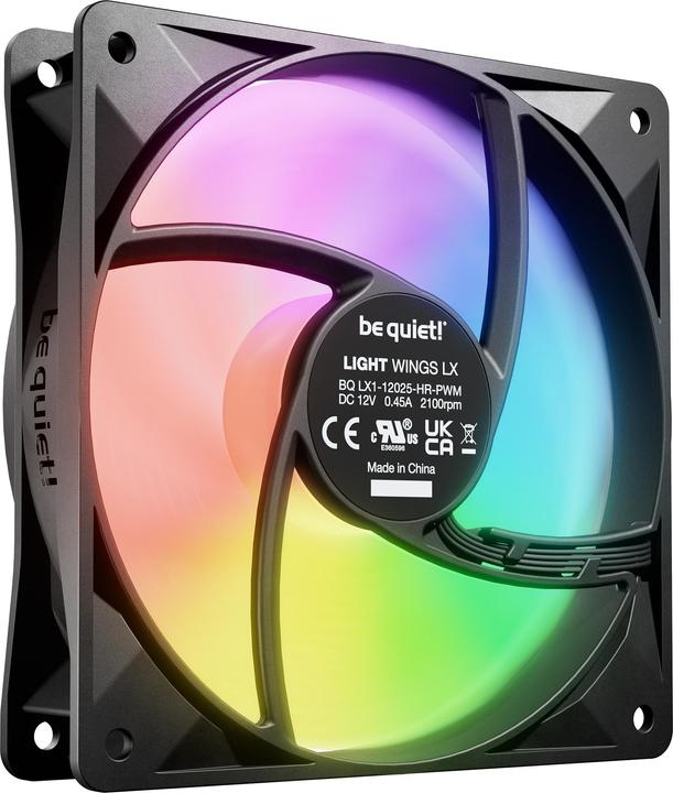 Actual product image be quiet! LIGHT WINGS LX 120mm PWM high-speed triple pack (120 mm, 3 x)