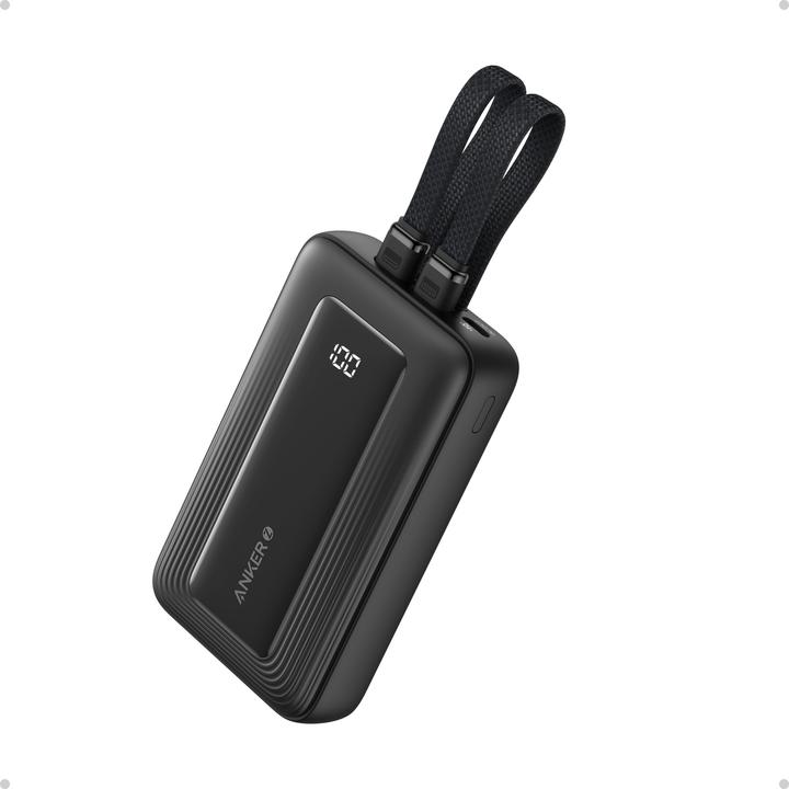 Produktbild Anker - Power Bank (10K, 30W, Built-In USB-C Lightning Cable) B2C - UN Black (10000 mAh, 30 W, 30 Wh)
