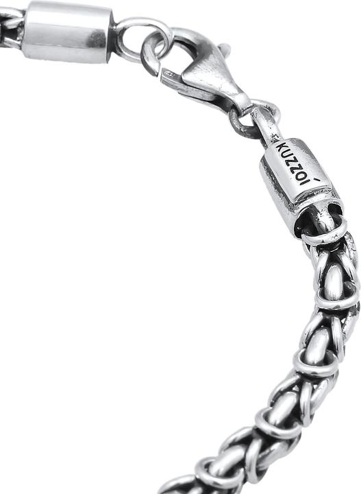 Actual product image Kuzzoi Bracelet King Chain Basic 925 Silver (19 cm, 925 sterling silver)