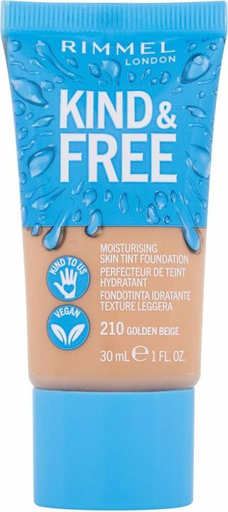 Rimmel London Kind & Free Moisturising Skin Tint Foundation (201 Golden Beige)
