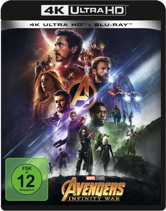Image du produit Disney Interactive Studios Avengers : Infinity War (Blu-ray 4k, 2018, Allemand, Anglais)