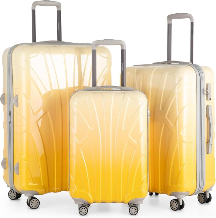 Actual product image Suitline 3er-Set Hartschalen-Koffer (Hand luggage (up to 50 litres))