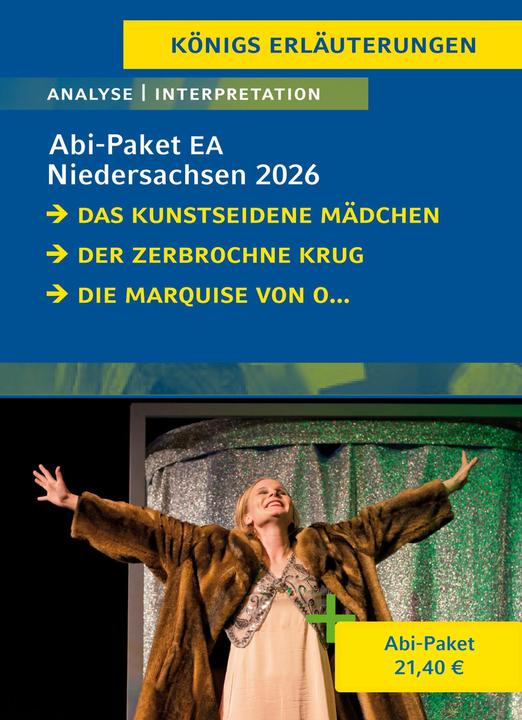 Produktbild Abitur Niedersachsen 2026 EA Deutsch - Abi-Paket (Deutsch, Irmgard Keun, 2024)
