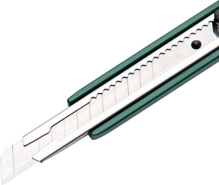 Actual product image SATA Universal snap-off blade knife, 9 x 80 mm, 168 mm