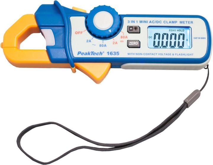 Actual product image Peaktech P 1635 Current clamp meter (CAT III 600V)