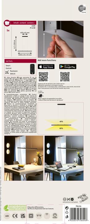 Actual product image Paulmann Lento Tunable White Bluetooth (1800 lm)