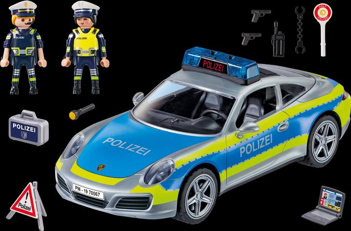 Actual product image Playmobil Porsche 911 Carrera 4S Police (70067, Playmobil Porsche)