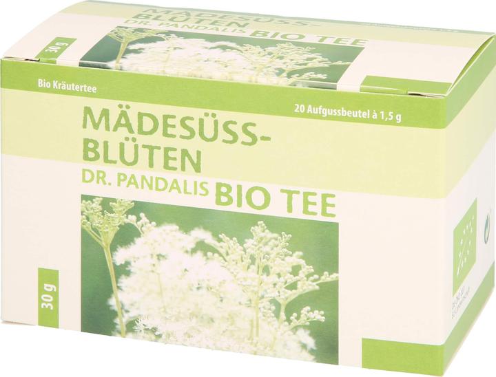 Dr. Pandalis Thé biologique de fleurs de reine des prés, 20 pcs. Sachets filtres