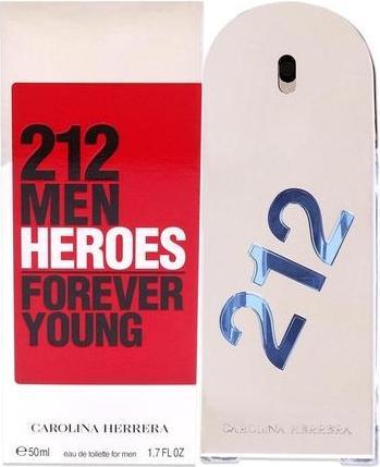 Actual product image Carolina Herrera 212 Men Heroes (Eau de toilette, 50 ml)
