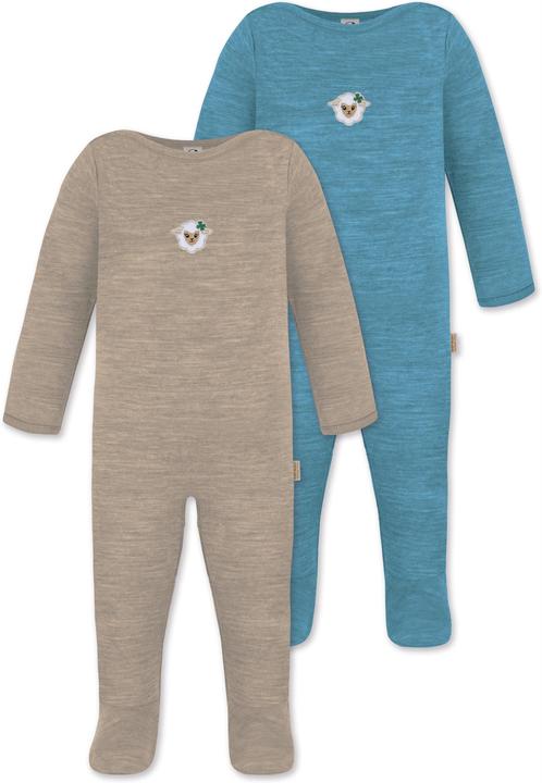 Immagine prodotto Normani Confezione da 2 pezzi di tutina MERINO baby merino "Levin" - 9413 (92)