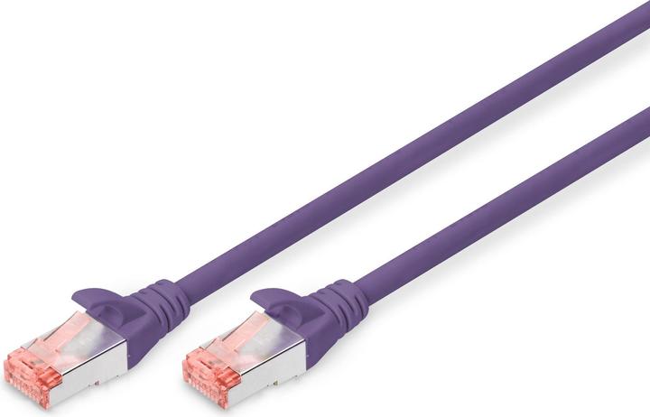 Immagine prodotto Digitus Cavo patch CAT 6 S-FTP Cu LSZH AWG 27/7 lunghezza 2 m colore viola (S/FTP, CAT6, 2 m)