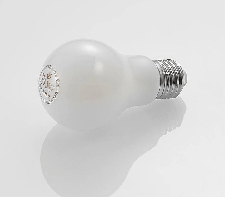 Produktbild Arcchio LED-Lampe E27 8W 2.700K dimmbar, opal (E27, 8 W, 980 lm, 1 x, E)
