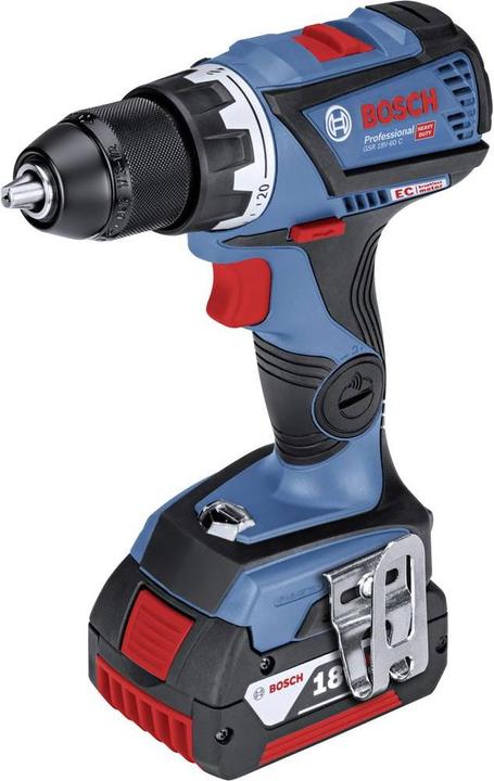 Produktbild Bosch Professional GSB 18V-60 C inkl. 2. Akku, Koffer und Bluetooth-Modul (Akkubetrieb)