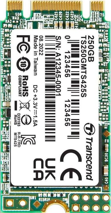 Produktbild Transcend 425S (250 GB, M.2 2242)