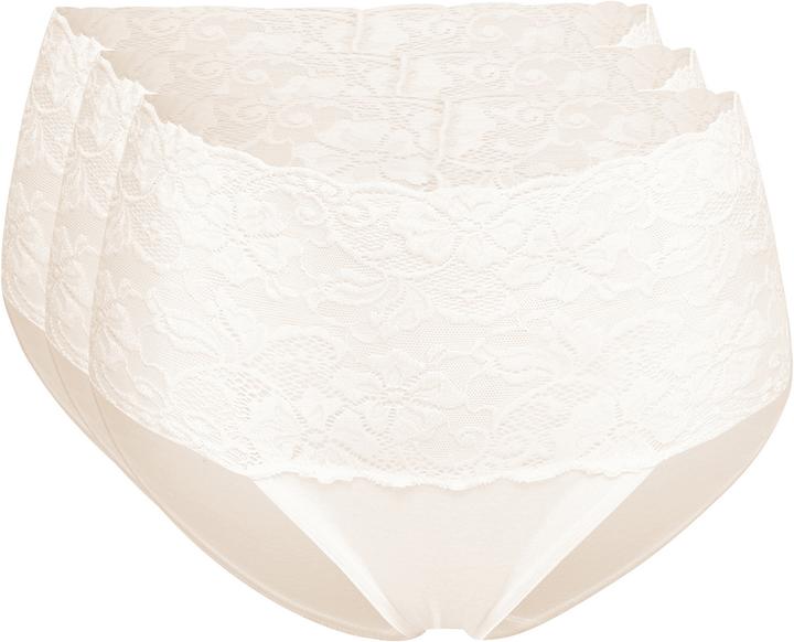 Actual product image Nina von C. 3 Pack Fine Cotton Waist Briefs (48, 4XL, pack of 3)